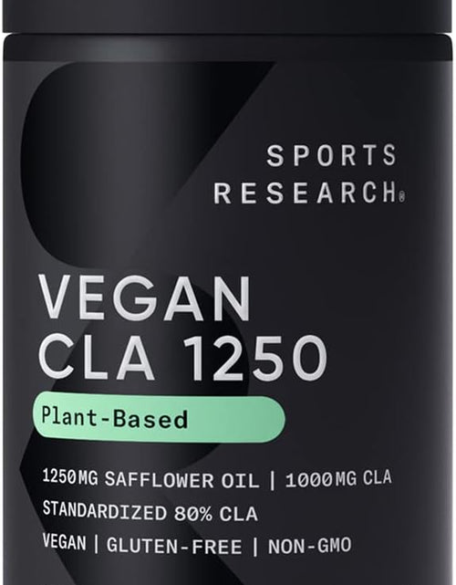 Load image into Gallery viewer, Vegan CLA - 1250Mg with Active Conjugated Linoleic Acid for Men &amp; Women | Non-Gmo, Soy &amp; Gluten Free - 80% (180 Softgels)
