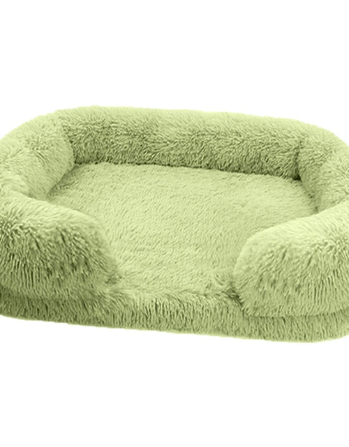 Load image into Gallery viewer, W Dog Bed Square Dog Beds Long Plush Dog Mat Beds for Small Medium Large Dogs Supplies Pet Dog Calming Bed Washable Kennel
