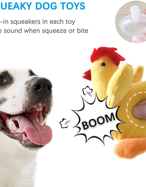 Load image into Gallery viewer, Squeaky Dog Toys for Puppy Small Medium Dogs, Stuffed Samll Dog Toys Bulk with 12 Plush Pet Dog Toy Set, Cute Safe Dog Chew Toys Pack for Puppies Teething (6 Dog Toys)
