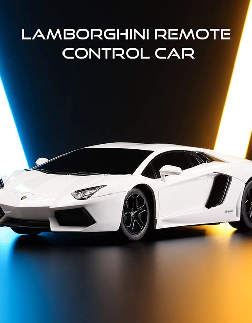 Load image into Gallery viewer, X Rastar Remote Control Car, 1:24 Scale Aventador Coupe Race Toy Car, RC Hobby Model Vehicle for Boys, Girls and Adults, White
