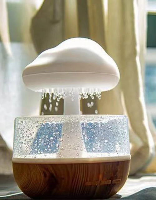 Load image into Gallery viewer, Xiaomi Rain Cloud Humidifier Rain Colorful Mushroom Cloud Raindrop Atmosphere Lamp Night Light Essential Oil Humidifier Machine
