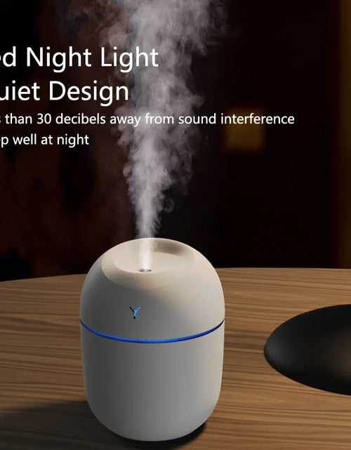 Load image into Gallery viewer, 250ML Humidifier Mini Aromatherapy Humidifiers Diffusers for Home Romantic Light USB Essential Oil Diffuser Car Purifier Air
