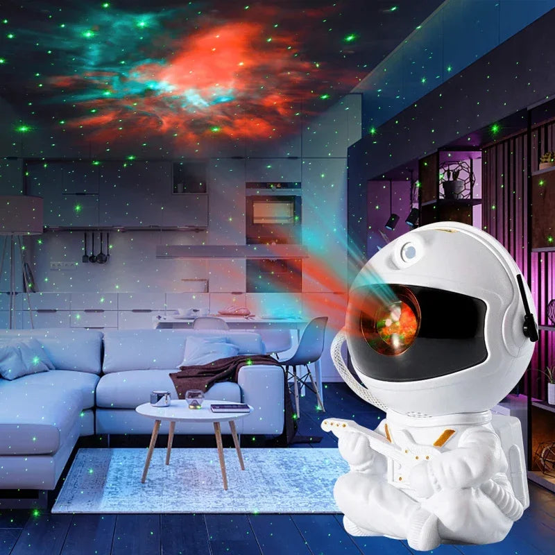 Galaxy Star Astronaut Projector LED Night Light Starry Sky Porjectors Lamp Decoration Bedroom Room Decorative for Children Gifts