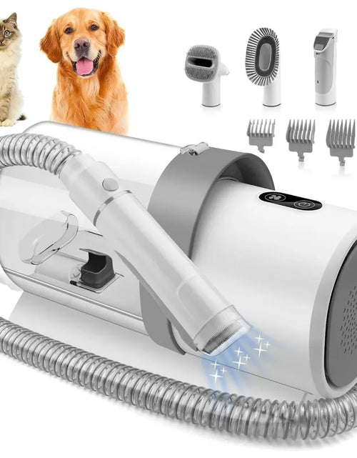 Load image into Gallery viewer, Dog Grooming Kit for Pet Include 4 Hair Clipper Combs 2.5L Vacuum Cleaner and 5 Pet Grooming Tools for Shedding, Low Noise
