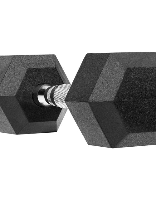 Load image into Gallery viewer, Hex Dumbbell Rubber Encased Dumbbell Strength Training Hex Dumbbell, Hand Weight for Workout &amp; Exercise
