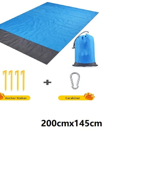 Load image into Gallery viewer, Beach Blanket Sandproof Waterproof Beach Mat Lightweight Picnic Blanket for Travel Hiking Sports
