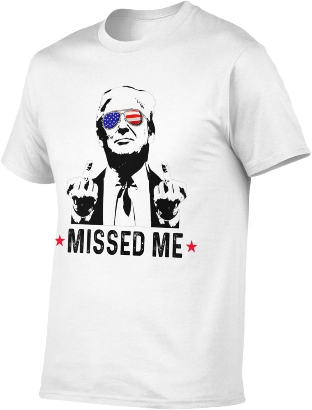 Trump 2024 Shirt T-Shirt Trump Missed Me Short Sleeve Shirts for Women