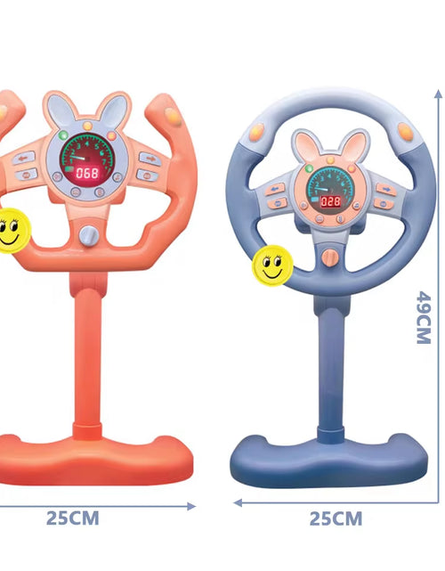 Load image into Gallery viewer, Electric Simulated Driving Steering Three-Dimensional Portable Wheel Copilot Toy Light and Sound Educational Children&#39;S Gifts
