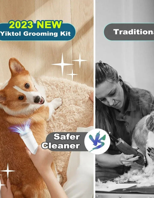 Load image into Gallery viewer, Dog Grooming Kit for Pet Include 4 Hair Clipper Combs 2.5L Vacuum Cleaner and 5 Pet Grooming Tools for Shedding, Low Noise
