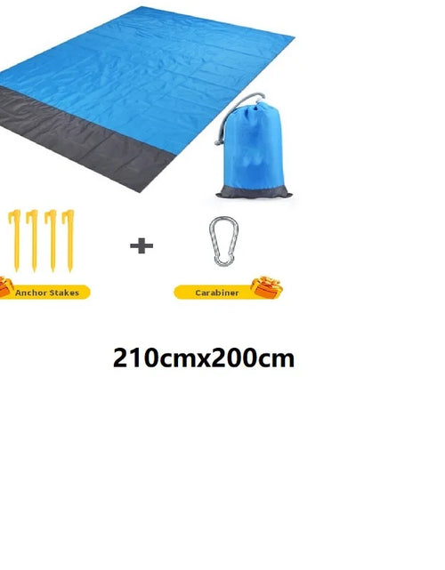 Load image into Gallery viewer, Beach Blanket Sandproof Waterproof Beach Mat Lightweight Picnic Blanket for Travel Hiking Sports
