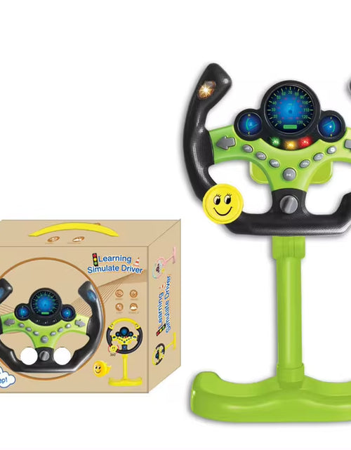 Load image into Gallery viewer, Electric Simulated Driving Steering Three-Dimensional Portable Wheel Copilot Toy Light and Sound Educational Children&#39;S Gifts
