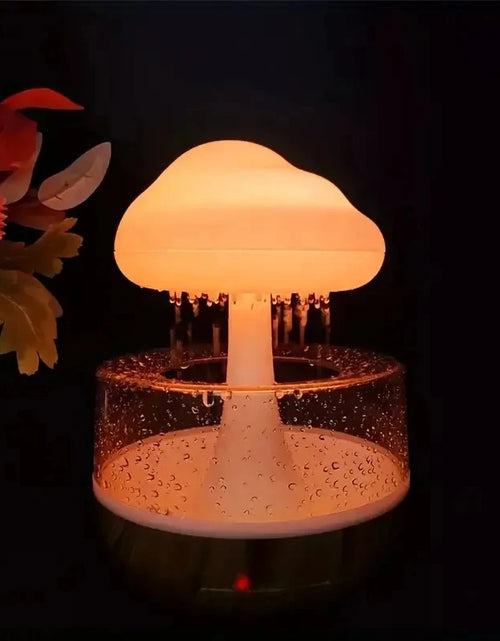 Load image into Gallery viewer, Xiaomi Rain Cloud Humidifier Rain Colorful Mushroom Cloud Raindrop Atmosphere Lamp Night Light Essential Oil Humidifier Machine
